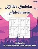 sudoku killer el pais  Killer Sudoku Adventures: 500 Sum Sudoku puzzles for adults (easy to hard)