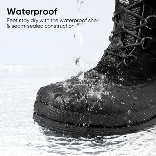 NORTIV 8 Men's Insulated Waterproof Work Winter Snow Boots2