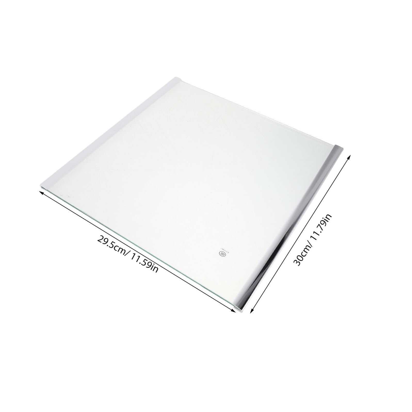 Estante de Cristal para Refrigerador Placa Divisoria Transparente, 1 Pieza, Compatible Almacenamiento en Cocina y Congelador