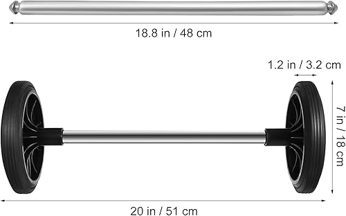 Miniatura 2 de Reemplazo de ruedas para papelera de reciclaje Ruedas de repuesto para basureros Ruedas de repuesto para basureros