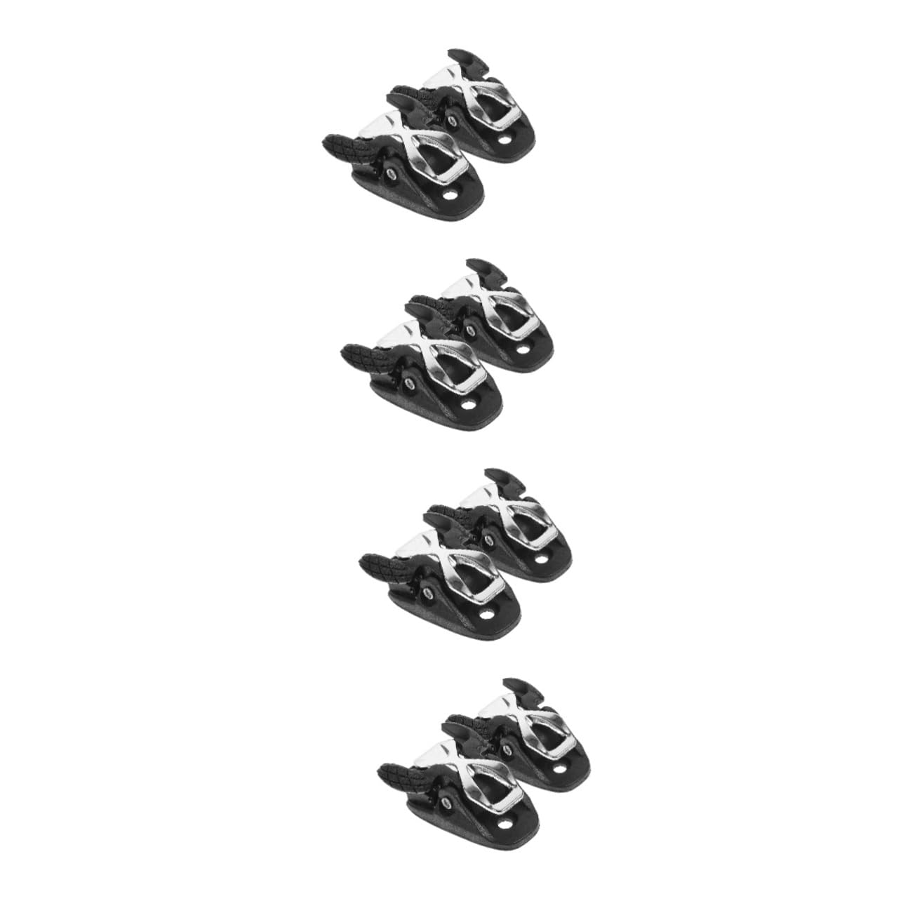 TOYANDONA 4sets Roller Skates Parts Replaceable Skate Buckles Buckle for Skating Shoes 2pcs*4