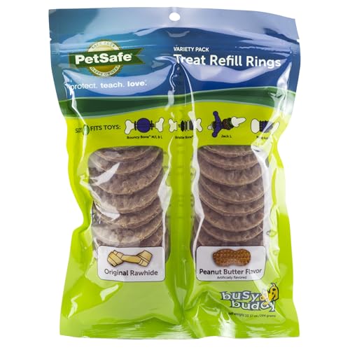 PetSafe Busy Buddy Dog Treat Rings Variety Pack, Large, Size C, 24 Count - image 1