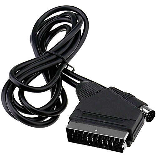 1.8M Real RGB Scart Cable TV Lead Compatible with Sega Saturn