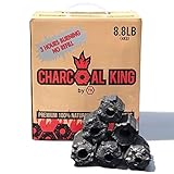Charcoal King by 7K Charcoal Briquette - All Natural - Additive Free - Biodegradable - Highest...