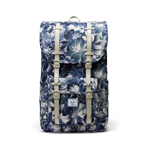 Image of Herschel Supply Co., Unisex, Little America Backpack, Iceberg Green Crosshatch, One Size,