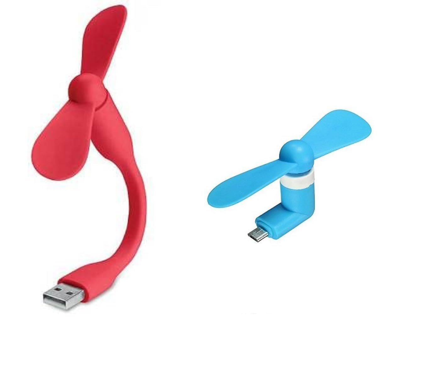 ZAUKY Micro USB Portable OTG Fan for Android Mobile Smartphones/Tablets With USB flexible fan for laptop (Combo Pack)(Multicolor) (B0CBQ7C4ND) Amazon Price History, Amazon Price Tracker