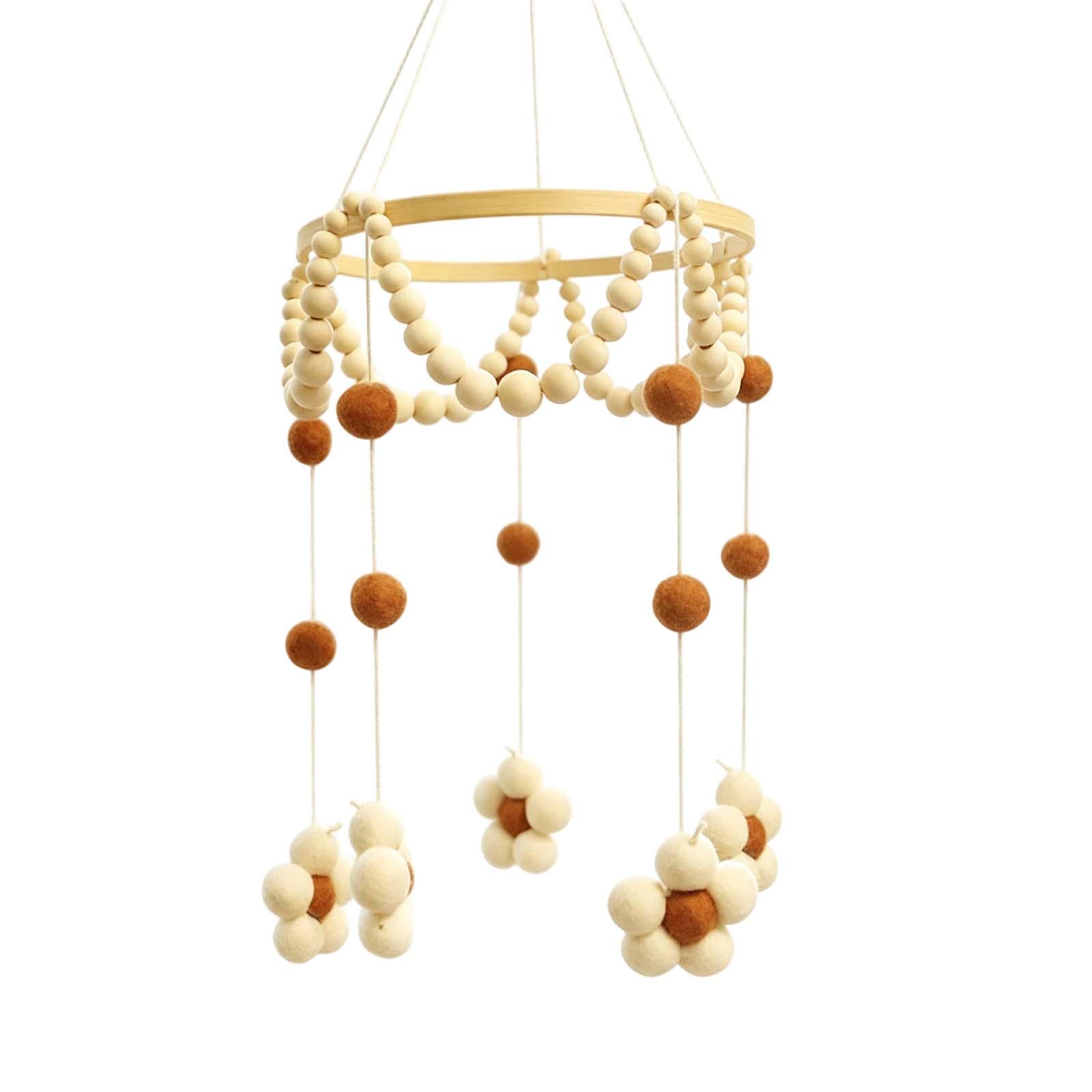 Hanging Baby Mobile Soft Handmade Nursery Decoration for Infants 19 X 68cm Cute Daisy Pattern Safe and Stylish