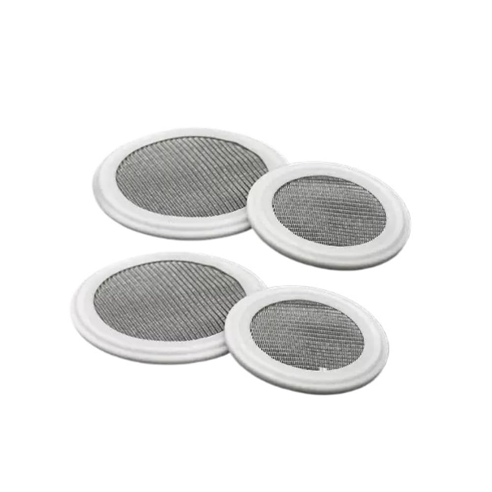 Filtro de malla de alambre con junta sanitaria de PTFE Tri-Clamp - Placa de filtro de acero inoxidable (DI 19-148 mm) -(148MM*167MM*10MESH)