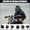 OBEST Motorcycle Helmet Bluetooth Headset 2-Way Motorcycle Intercom Headset with DSP Noise Cancellation Glove-Friendly Controls HI-FI Sound IPX6 Waterproof Universal Fit with Almost Helmet