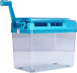 Triturador de papel manual, mini triturador de papel triturador de papel pequeno triturador de papel para home office abs e silicone para home office 1 x mini triturador manual