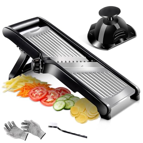 Mandoline Slicer,Masthome Mandoline Food Slicer for Kitchen,Adjustable Mandolin Food Slicer,