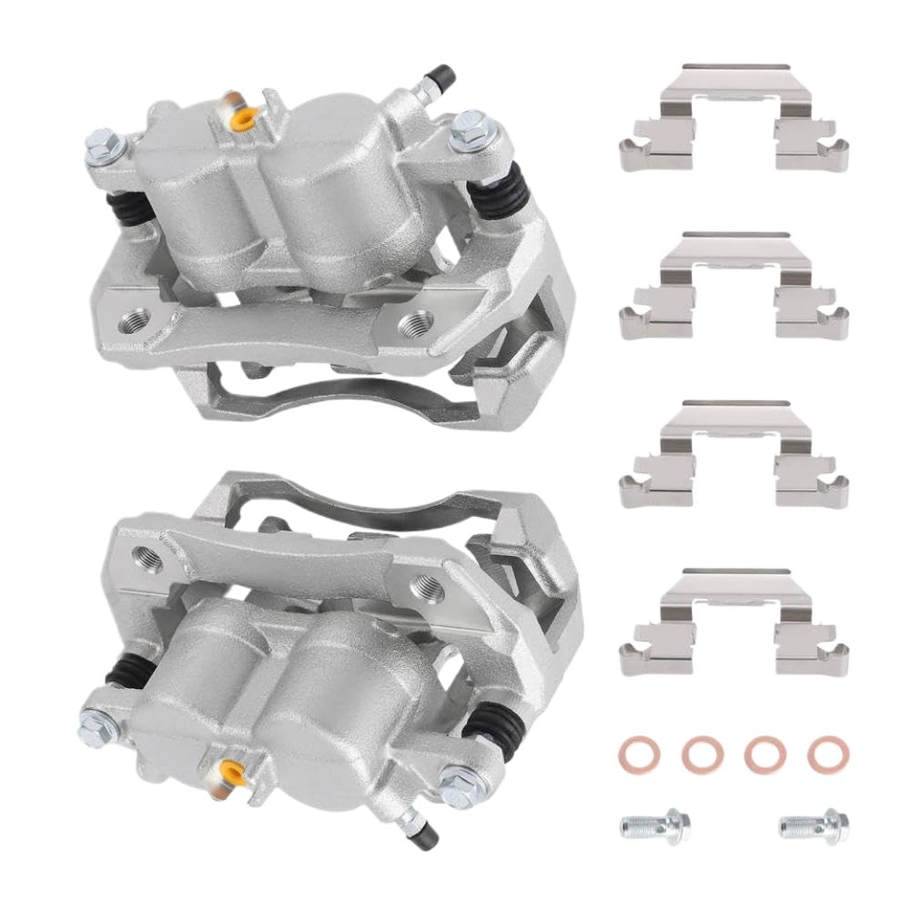 Nspmebtgw Onecolor Front Brake Caliper Pair With Brackets Compatible With Cr-V Rdx Accord Crosstour 19-B2958 45019Shja01 45019Shja10