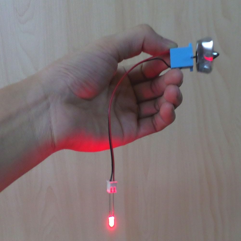 Piccola turbina eolica a doppio scopo e mini generatore idroelettrico 0,01-15 V CA di uscita, kit educativo di energia rinnovabile per l'apprendimento domestico e gli esperimenti scolastici