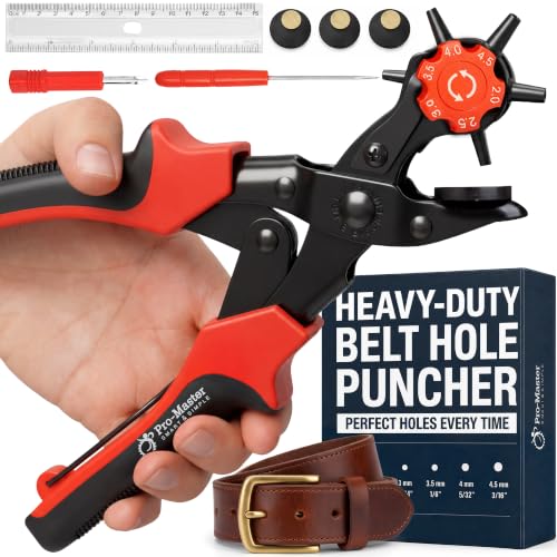 Pro-Master Rotary Leather Punch Tool