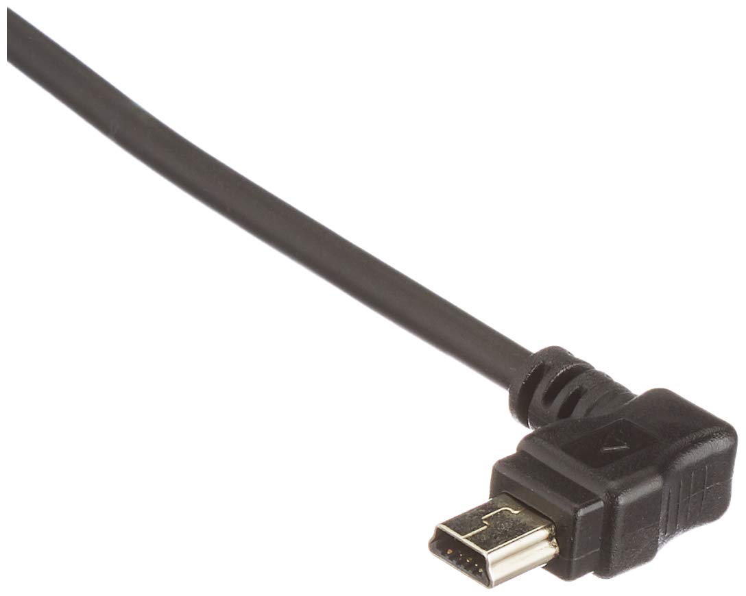 System-S Dehnbares Mini-USB-Kabel – Spiralkabel 50-135 Cm, 90° Winkelstecker, Zum Laden & Daten übertragen
