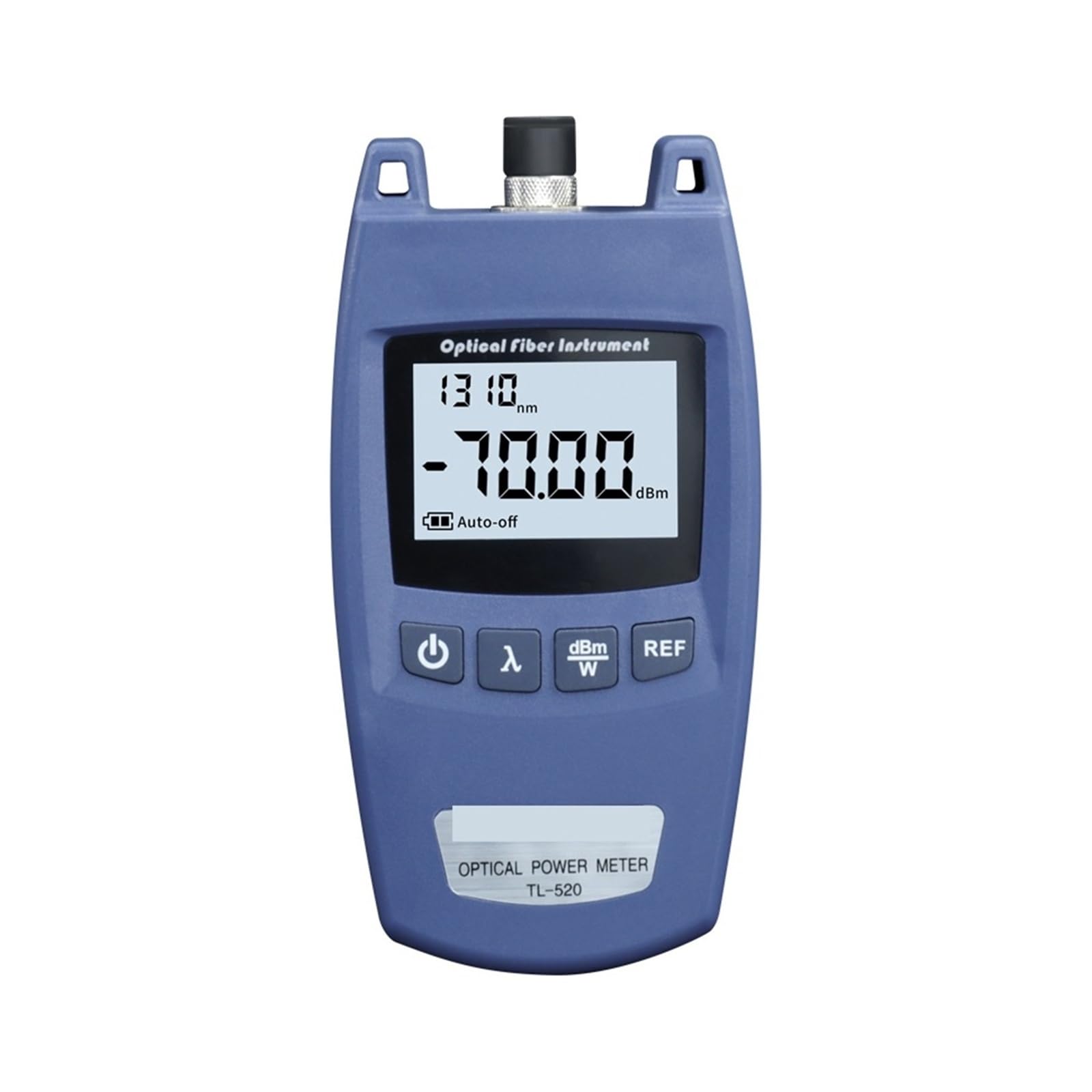 Fiber Optic Cable Tester, High Precision Mini TL-520 Universal Interface Optical Power Meter，Fiber Optic Attenuation Tester(TL-520A -70 to 10dBm)
