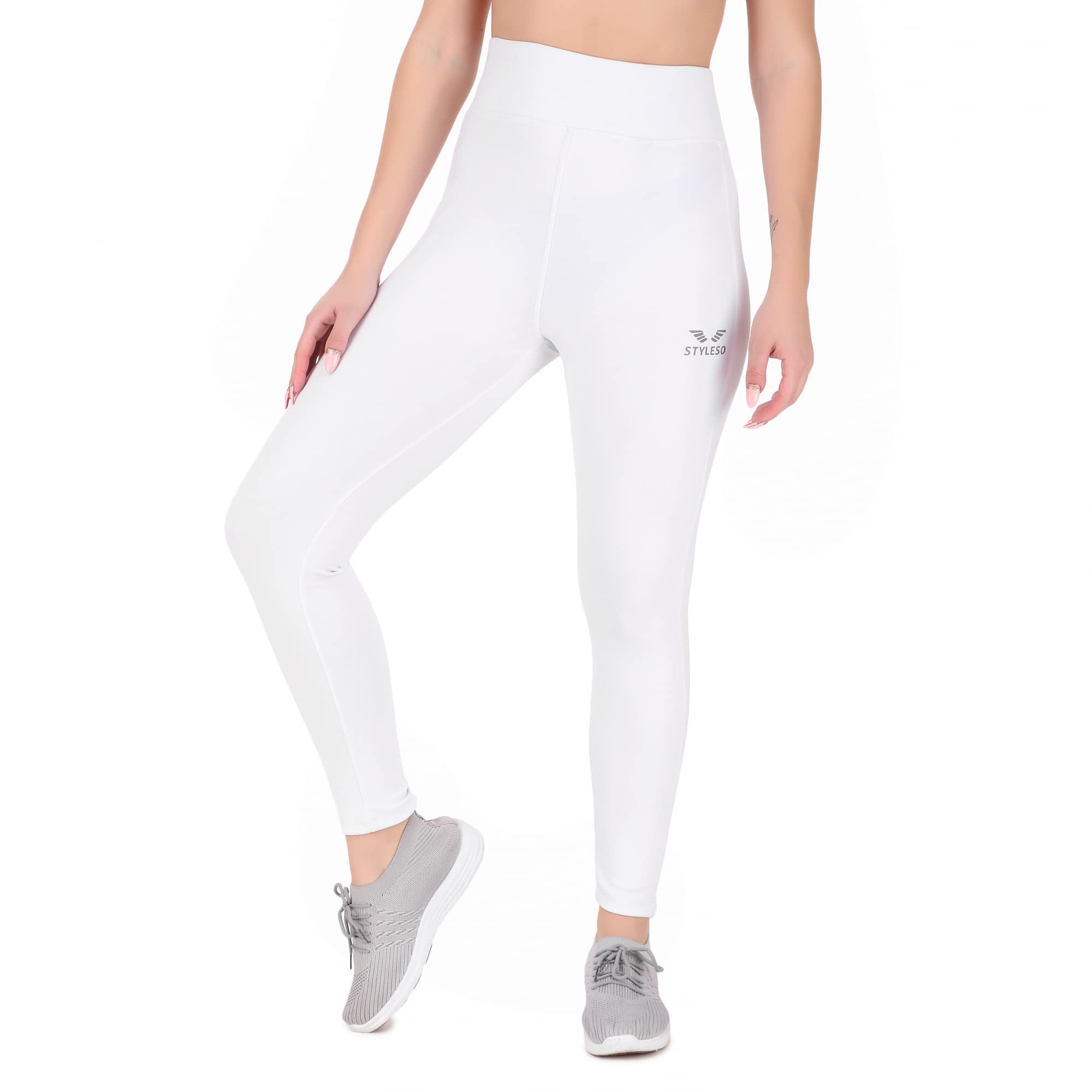 styleso Premium Jegging Ankle Length Women High Waisted Solid Stretchable Workout with Pockets-picture-54