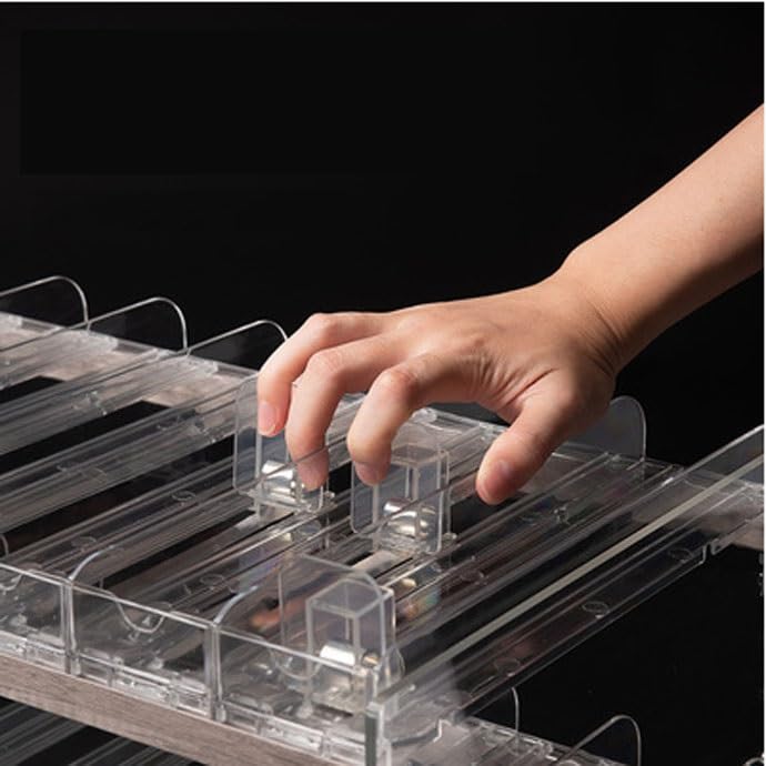Présentoir à cigarettes transparent mobile et grande capacité pour supérette - 4