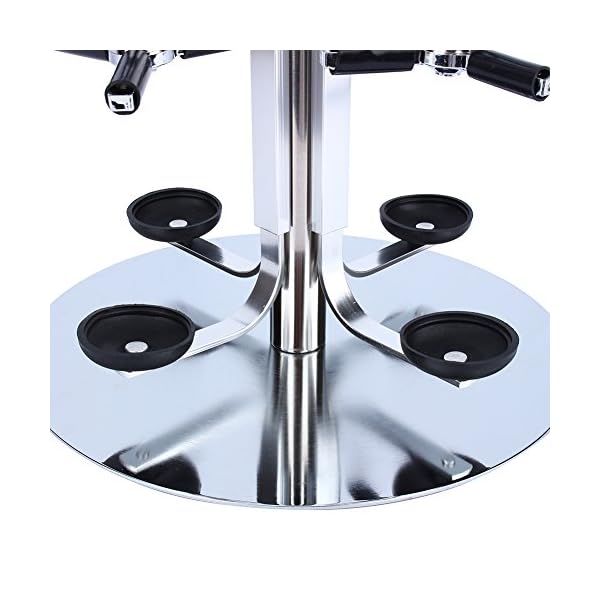 4 Bottle Rotating Stand, Rotating Drinks Dispenser, Bar Drinks Optics Set Revolving Liquor Spirit Dispenser, Premium Aluminium Rotary Design - Image 6