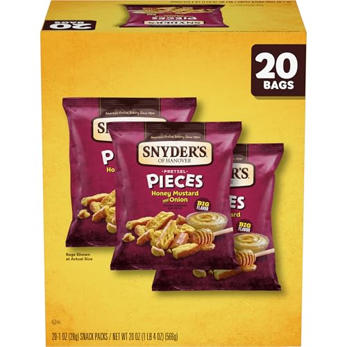 Snyder's of Hanover Pretzel Pieces Honey Mustard &amp; Onion 20-Count Multipack