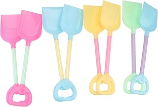 Totority 8 Pçs De Aço Inoxidável Pá De Praia Brinquedos De Praia Para Crianças Pás Para Crianças Pás De Praia Para Crianças Brincar De Casa Pás De Areia Pá De Escavação De Areia Brinquedos