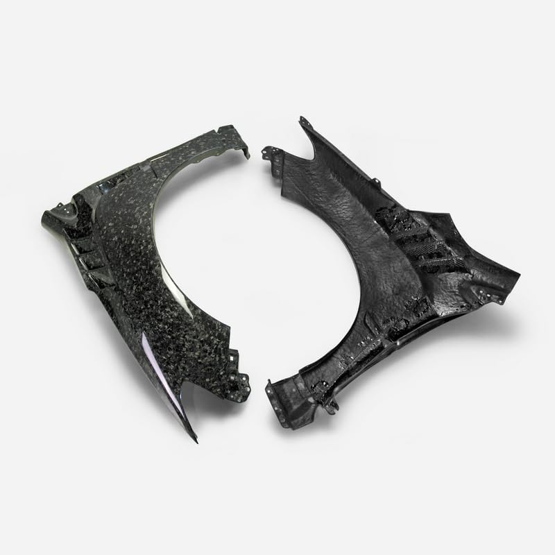 For Impreza 11-16 VAB VAF wide body kit +8mm Forged Carbon Look Front Fender mudguards bodykits 2pcs