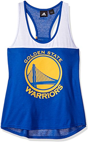 NBA Golden State Warriors Women's Color Block Tank Top, Medium, Blue