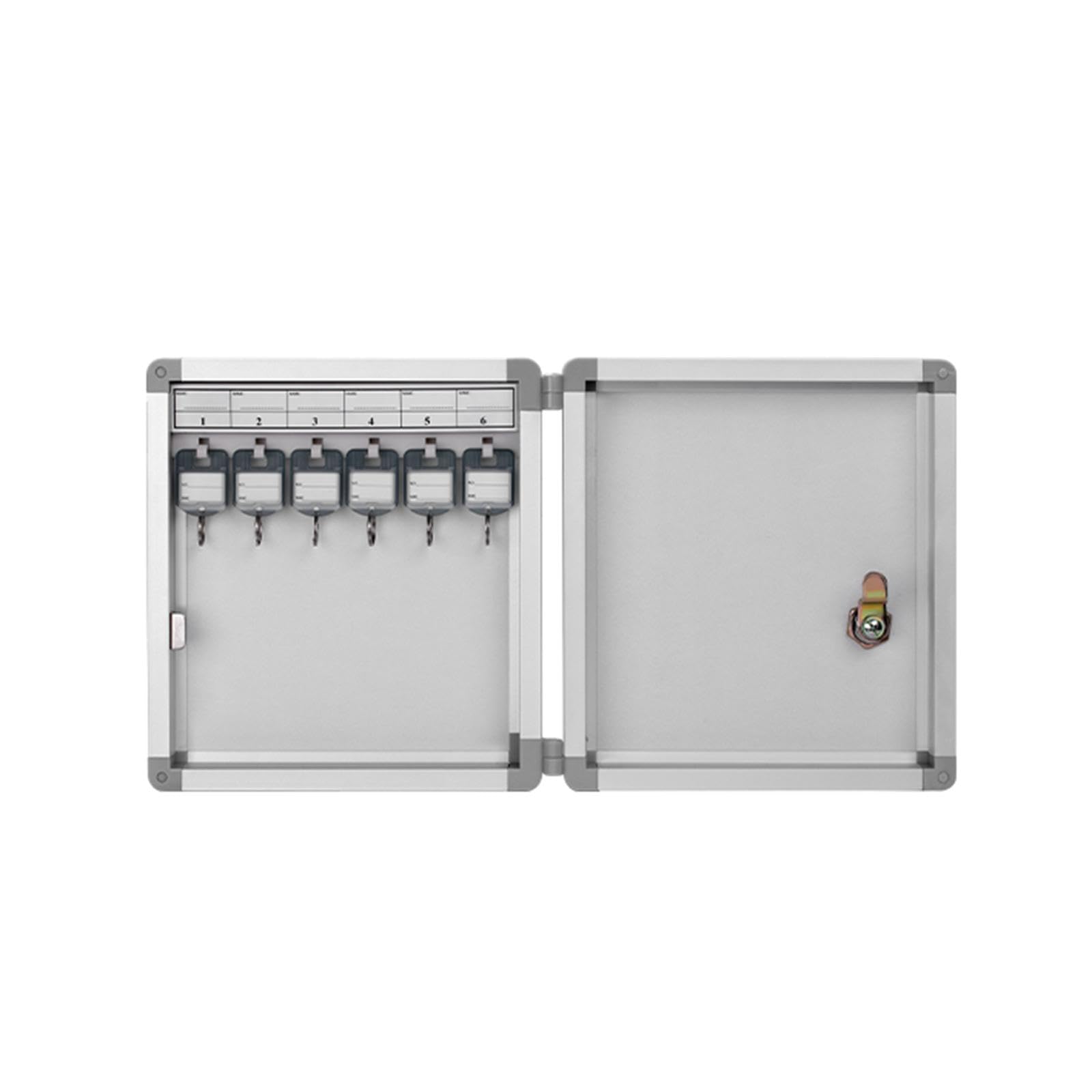 Key Lock Box Safe Key Organizer for Car Dealerships Auto Repair Shops Office 205x60x213mm 6 Keys Position-image-26