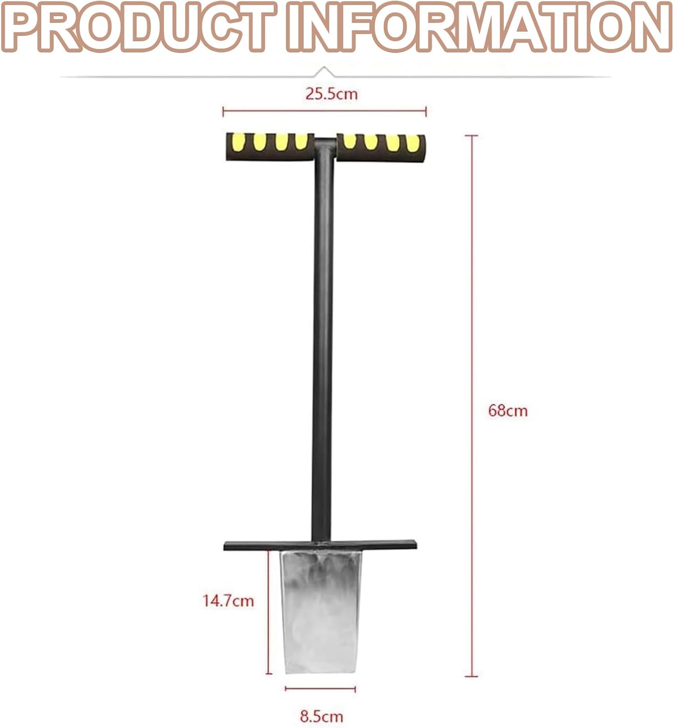 Golf Soil Probe, Professional Soil Probe Core Sampler Profiler with Chamfered Sampling Head, Durable Core Sampler Profiler for Lawn Plant Garden Or Golf Courses Farm Soil Sampling
