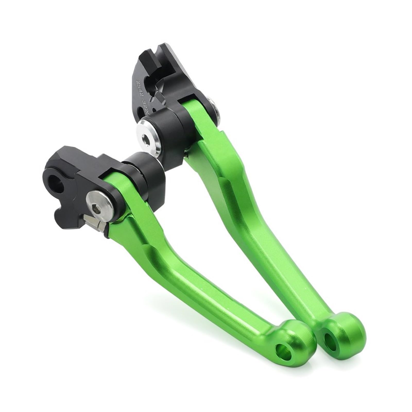 Iukmr Green Lever Motorcycle Clutch Brake Lever For Kawasaki For Kx250 For Kx125 For Kx112 For Kx100 2001-Up Motocross Handle Control Pivot Brake Clutch Lever(Green Lever)