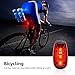 LE LED Bike Light, Bicycle Rear Light, 3 Lighting Modes, Clip On Cycling Taillight, Batteries Included, Pack of 2