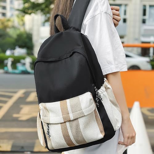 Mochila de nailon para el instituto y material escolar 4