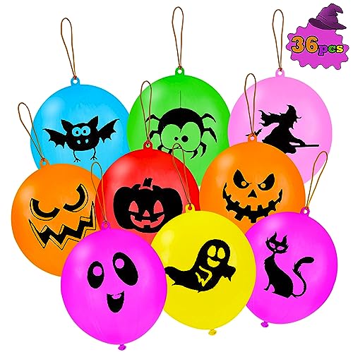 Joaoyo BALLOONS Party Favor For Kids 18In Latex Colorful Balloons Toys For Halloween Party Games, Ghost Balloons Halloween Treats cover