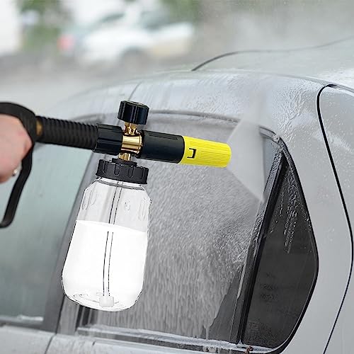 Autowassproeier,Hogedruk Schuimlans Zeepspuit | Slangbevestiging Verstelbare schuimsproeier, vrachtwagenreinigingsbenodigdheden voor het wassen van motorfietsen Chuanye - Image 3