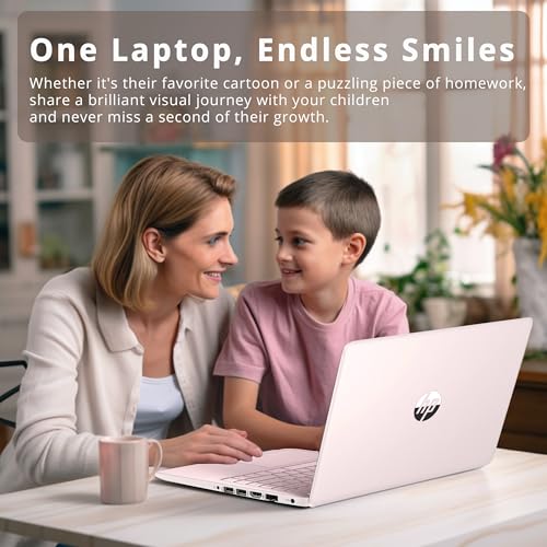 Image of Hp Stream 14 inch HD BrightView Laptop, Intel Celeron N4120 Processor, 4GB RAM, 64GB Storage, Intel HD Graphics, 720p Webcam, 1 Year Office 365, Pink, Win 11 S, 32GB Hotface USB Card (Renewed)