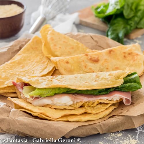 Piadine di ceci morbidissime senza glutine vegane e senza lattosio
