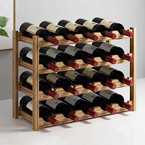 Soporte de madera para vino de 2/3/4 niveles miniatura 2