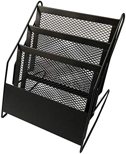 INDIAN DECOR. 28882 Magazine Rack Desktop Data Frame Page Folding Leaflet Display Stand Business Hall Desktop Multi-Layer Advertising List Magazine Shelf Suitable Office Use-picture-16