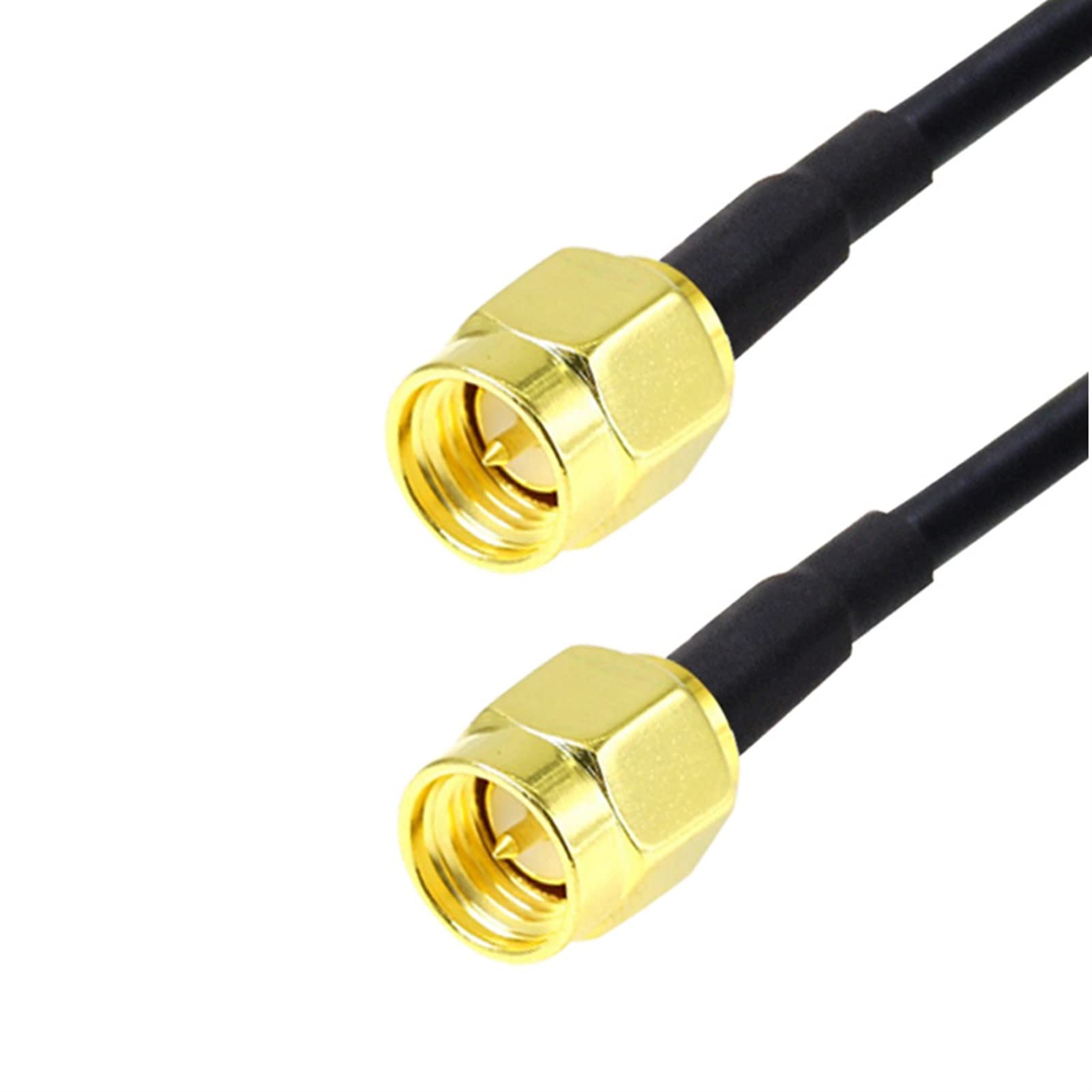 KLVN 1 0m 12m 15m 20m RG174 Fil d'alimentation du câble SMA Cordon d'extension mâle à mâle pour Une antenne de Pont routeur de réseau de réseau WiFi coaxial (Color : 15M)