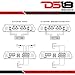 DS18 SLC-X1850.4 4 Channel Class Ab Amplifier - 1850 Watts Max Power