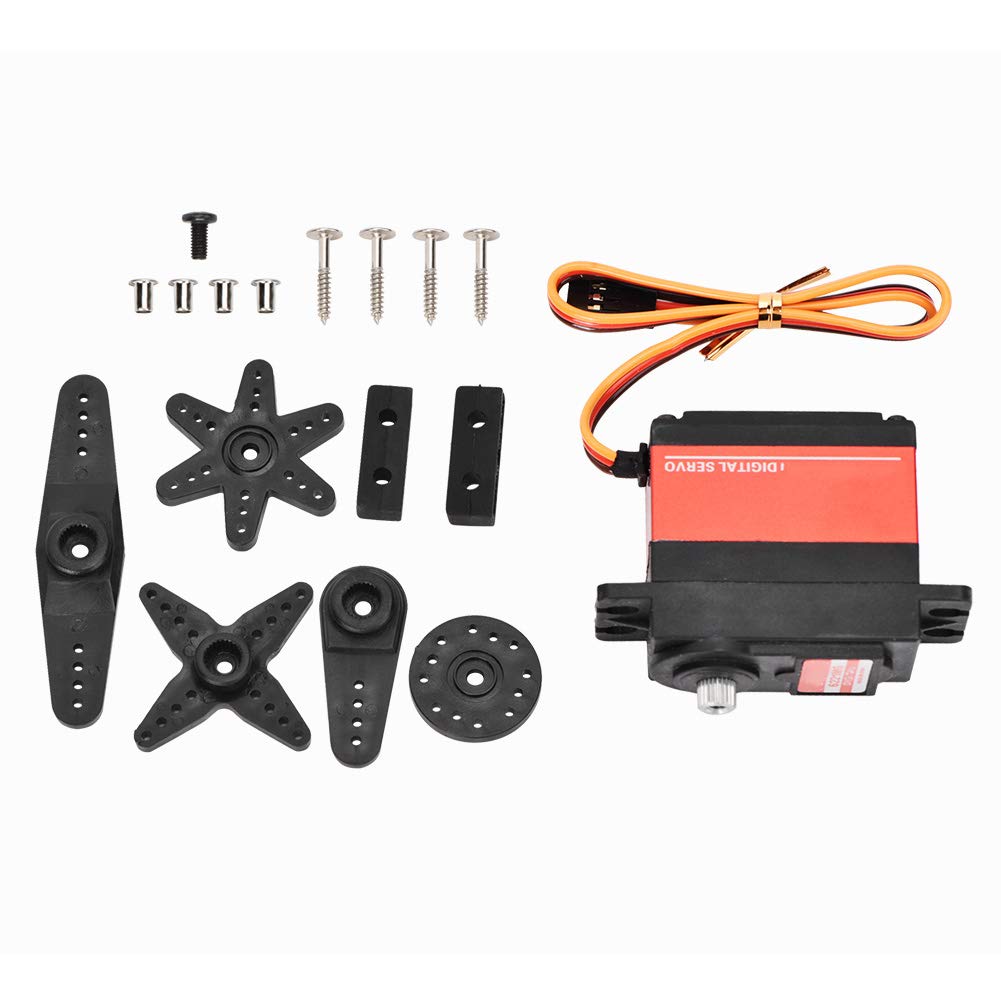 VGEBY RC Car Servo, JX PDI-6221MG 20KG RC Digital Servo High Torque Full Metal Gear Servo for 1/10 1/8 RC Airplane Car - Image 2