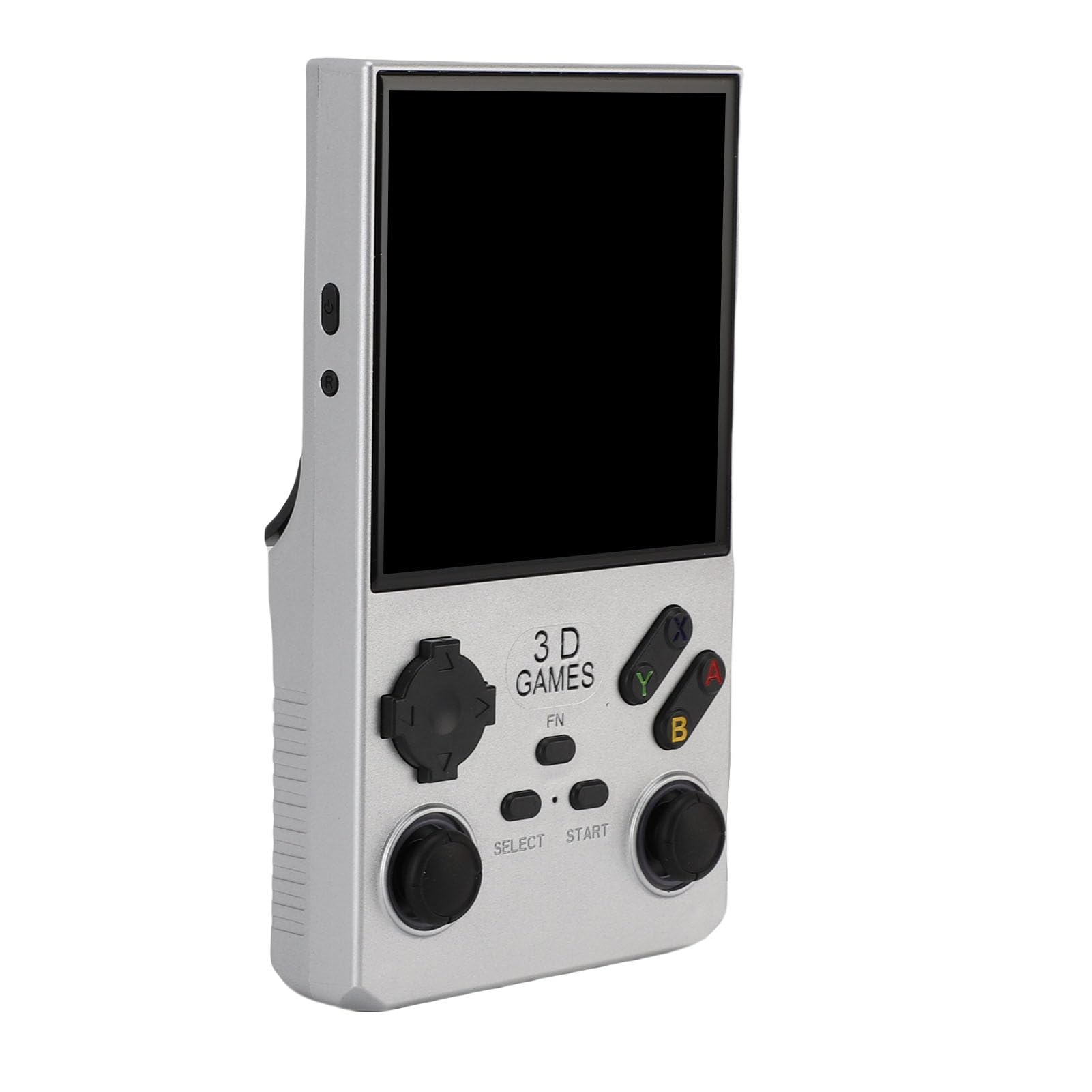 PUSOKEI Console di Gioco Portatile retrò da 4 Pollici | Open Source Altoparlante da 256 GB 8 W 720x720 4000 MAh (SILVER)