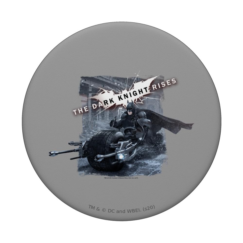 The Dark Knight Rises Batpod Breakout PopSockets Swappable PopGrip, Black - Image 3
