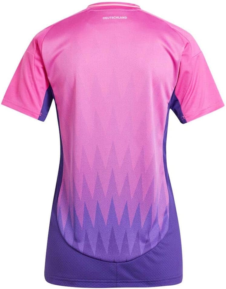 adidas Germany Women’s Away Jersey 2024/25 (US, Alpha, X-Large, Regular, Regular, Semi Lucid Fuchsia/Team College Purple)