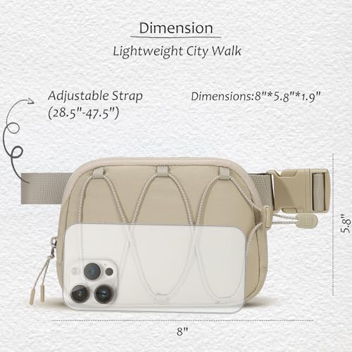Image of MAXTOP Small Crossbody Bags for Women Belt Bag Fanny Pack with Adjustable Strap