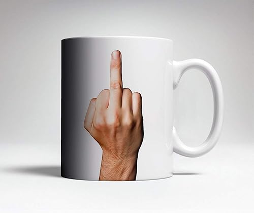 Taza que cambia de color del dedo medio