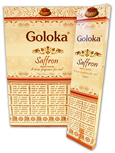 Preisvergleich Produktbild Goloka Räucherstäbchen Safran, 15 g