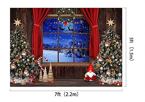 Kate 7×5ft(2.2×1.5m) Sfondo di Natale Babbo Natale...
