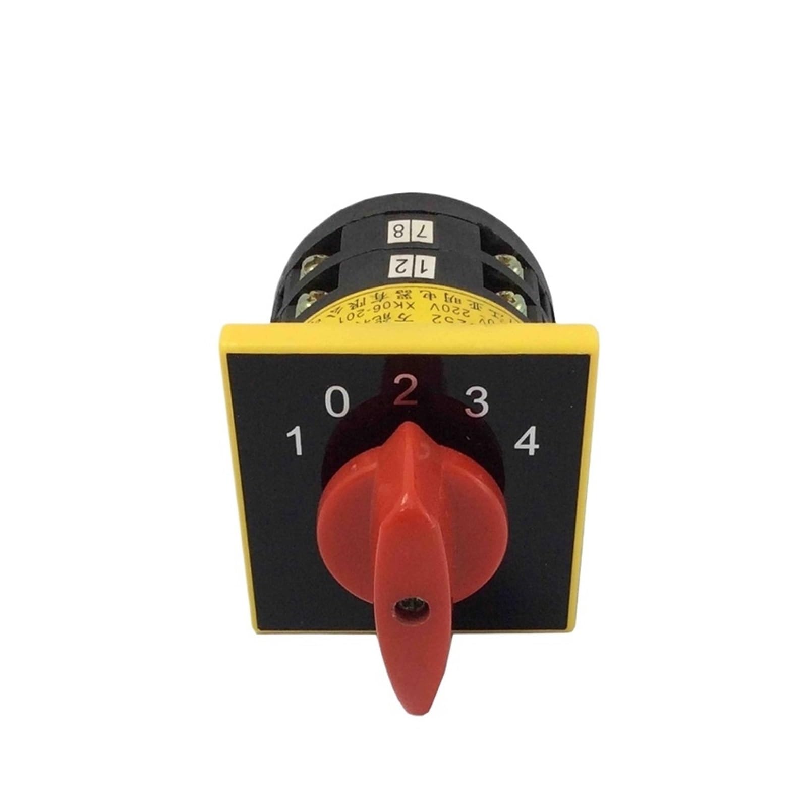 JGNAYRKJQI Cam Rotary Switch 5 Positions LW6-2/D25Z Changeover Universal Selector 5A Two Pole 12 Screws