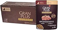 Ração Úmida GranPlus Gourmet Gatos Filhotes Frango 85g - Pack com 18 unidades